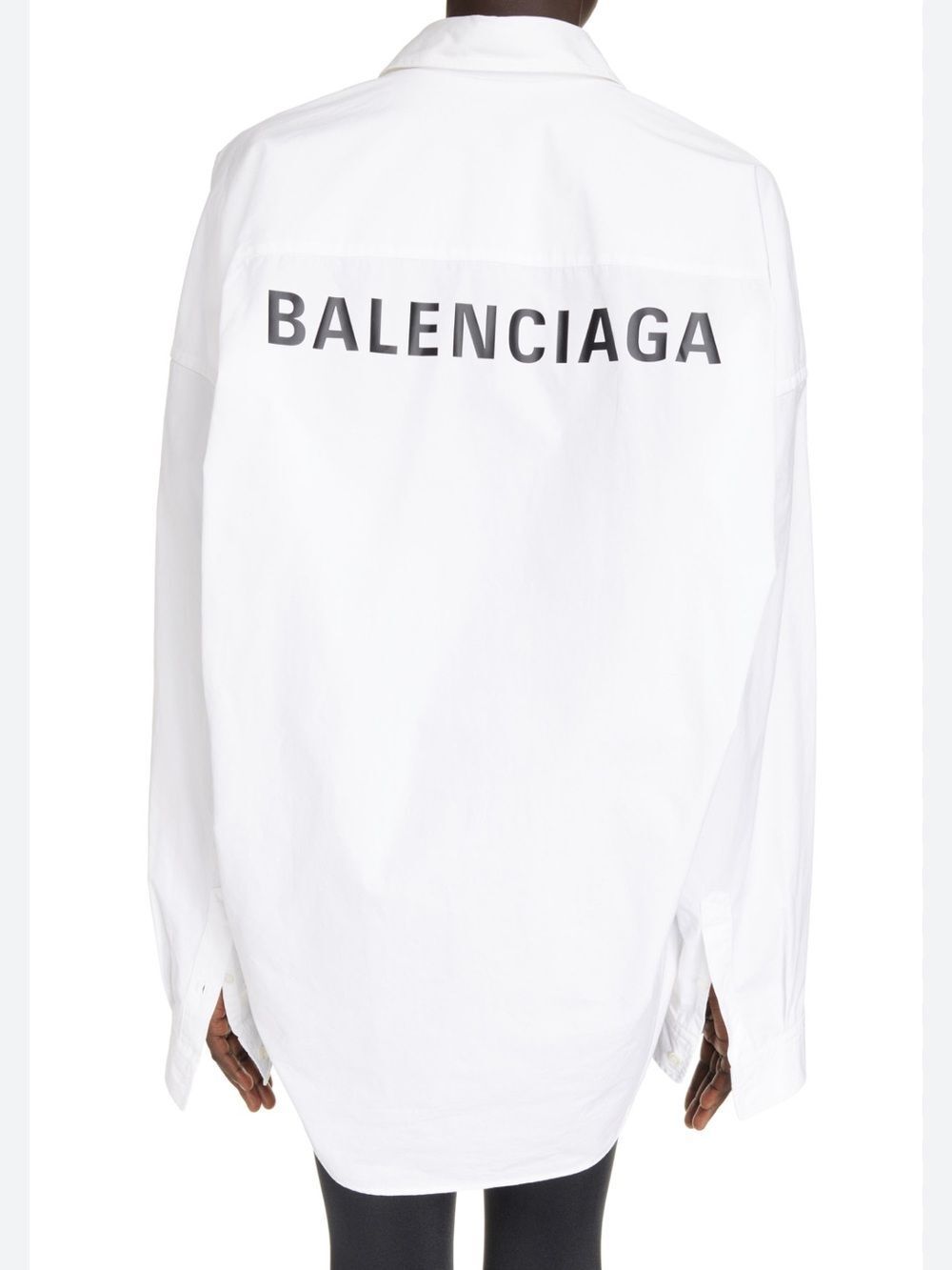 BALENCIAGA
Oversize Cocoon Cotton Poplin Button-Up Shirt
E27